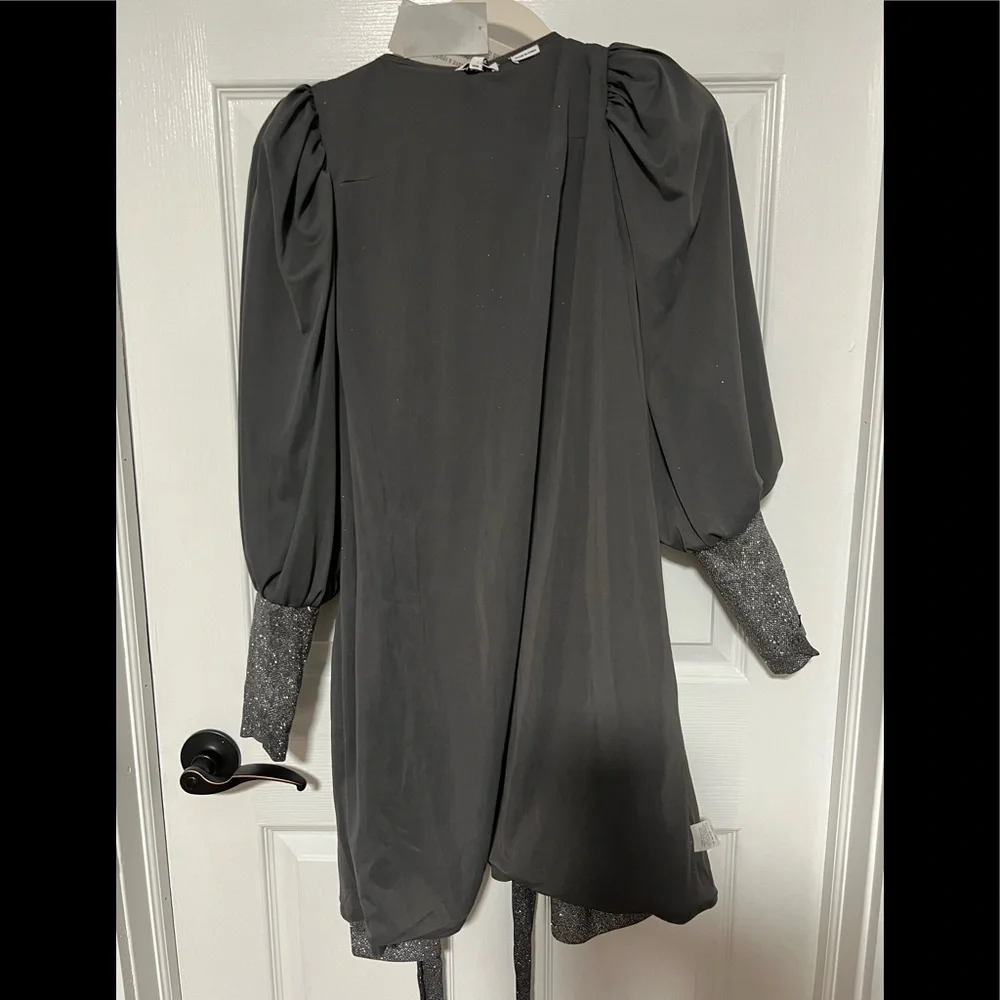 Rhode Frankie Embellished Wrap Dress